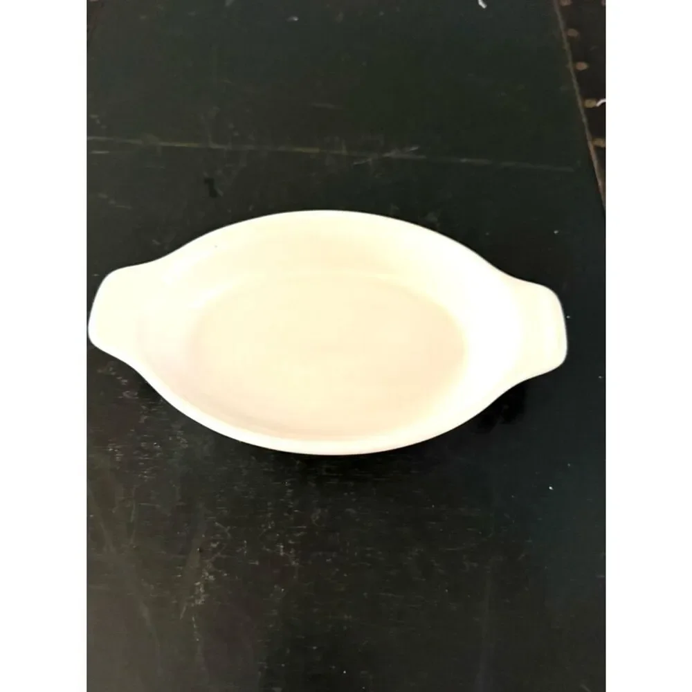 Syracuse China Individual Casserole Dish White # 747 USA
